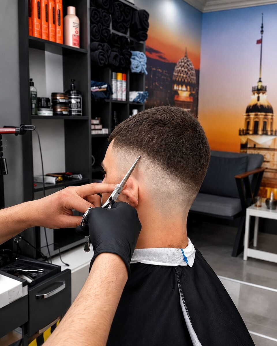 Berber Yahya creative fade saç kesimi, görünüm 1